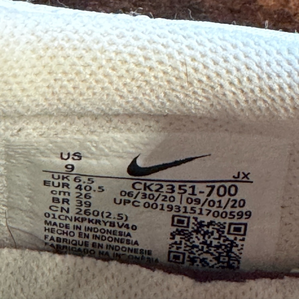 Nike Day Break Wheat Lime Black Sneakers Size 9 - Picture 2 of 14
